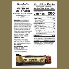Barebell milk chocolate close-up with creamy coating and peanut crunch