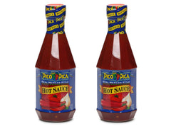 Pico Pica hot sauce two-pack hero shot shows bold flavor for tacos and bowls