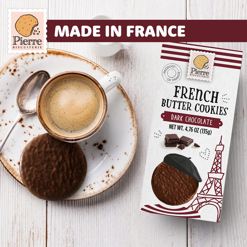 Pierre Biscuiterie delicate butter cookie texture with rich chocolate