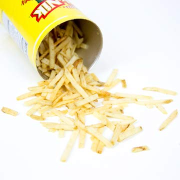 Pik-Nik Original Shoestring Potatoes serving bowl ready for sharing.