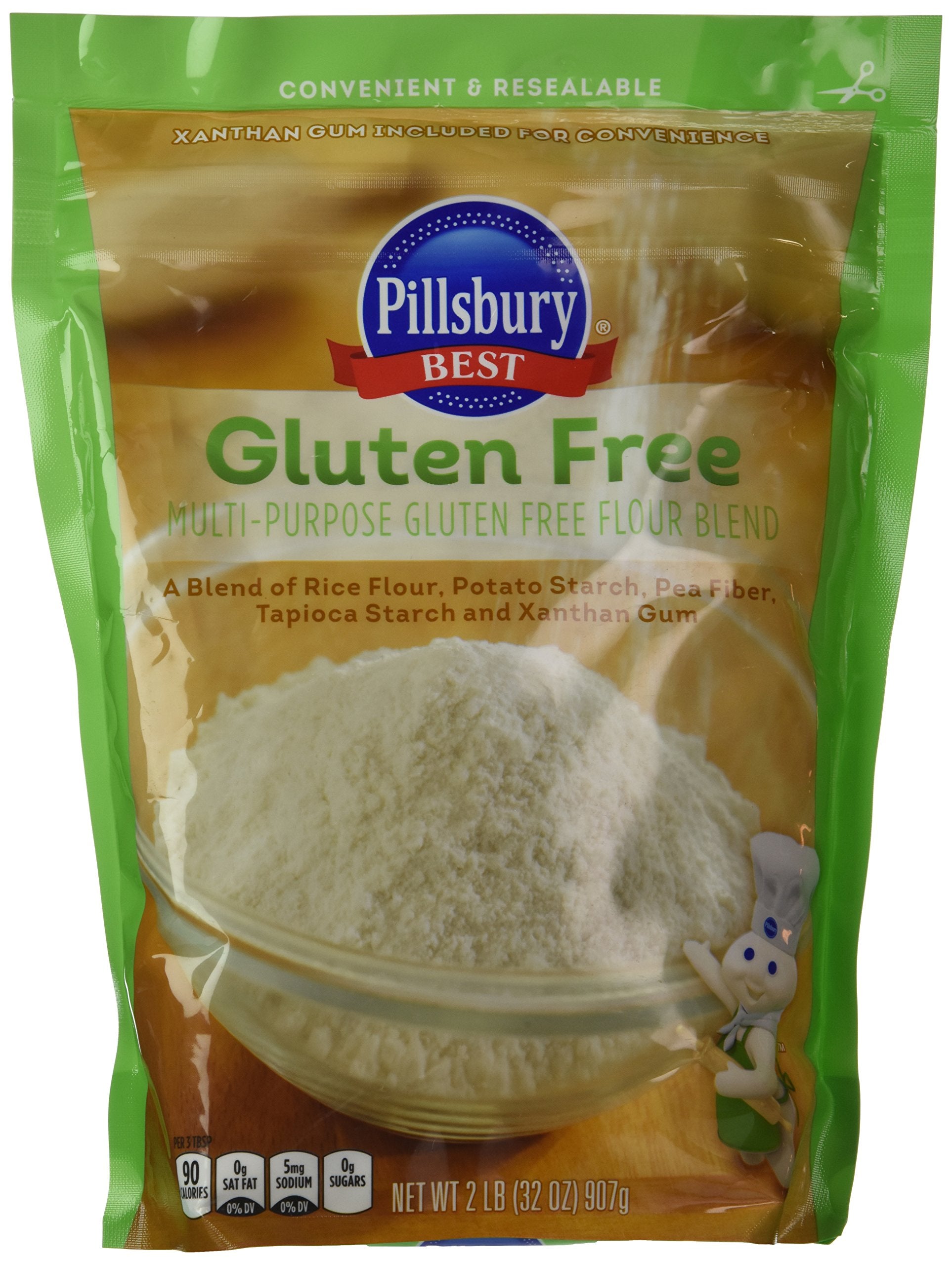 Pillsbury Best Gluten Free Flour Blend Pack 2 bag-front highlights versatile baking.