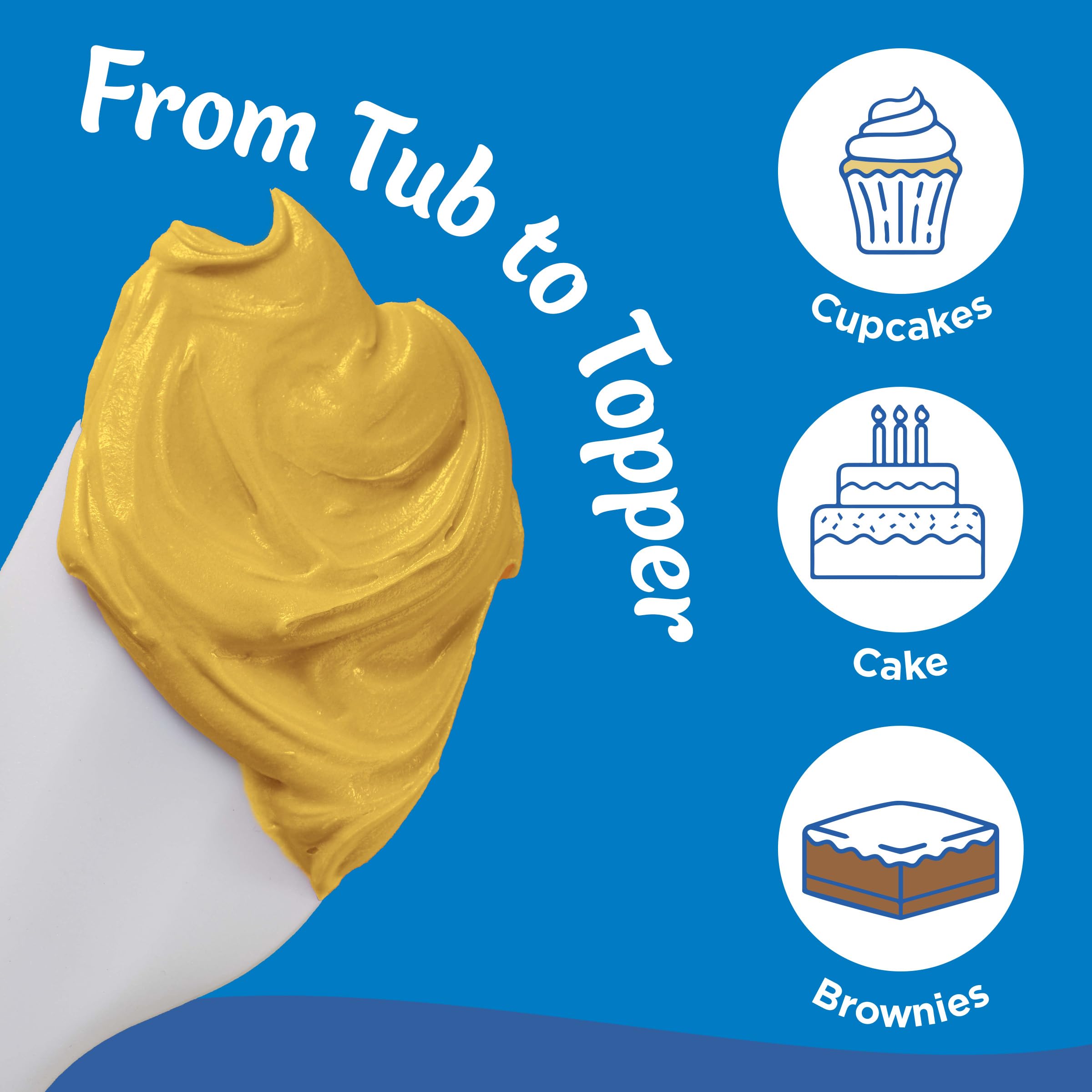 Pillsbury cookies topped with salted caramel frosting for a decadent finish