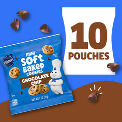 Pillsbury Mini Soft Baked Cookies in snack bags for lunchbox use