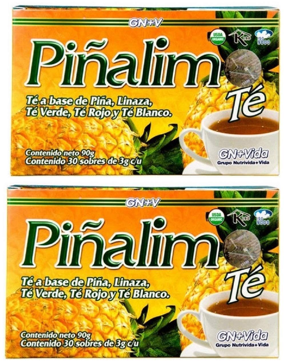 PIÑALIM GN VIDA packaging featuring pineapple blend for an evening ritual