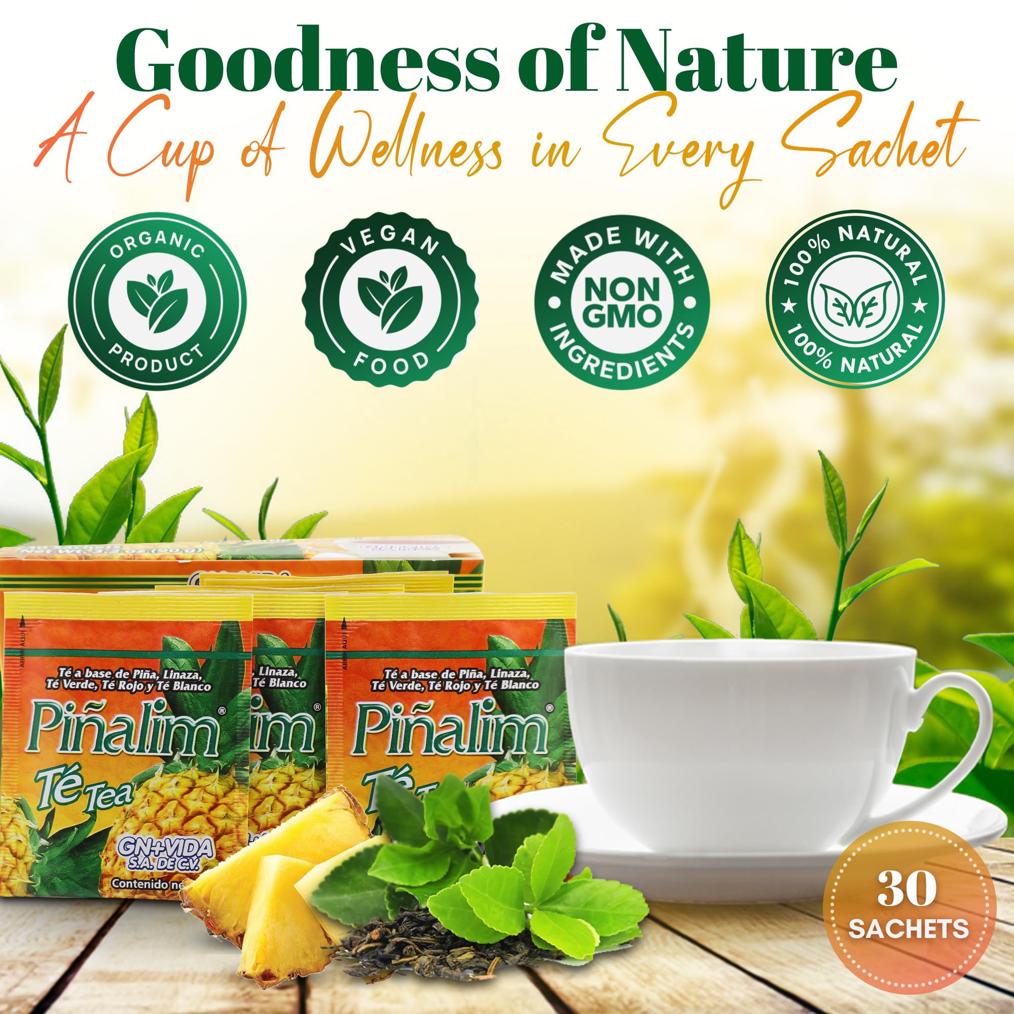 PIÑALIM pineapple tea product image suggests gift-worthy choice.