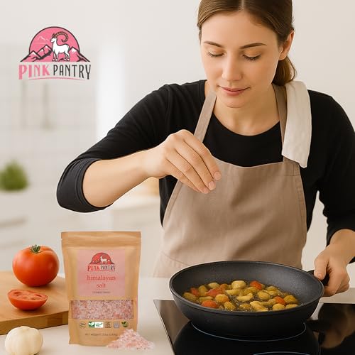 Pink Pantry finishing salt adds texture and pink sparkle to gourmet dishes.