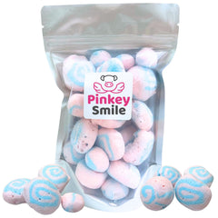 PinkeySmile cotton candy freeze-dried taffy pack for convenient, mess-free snacking