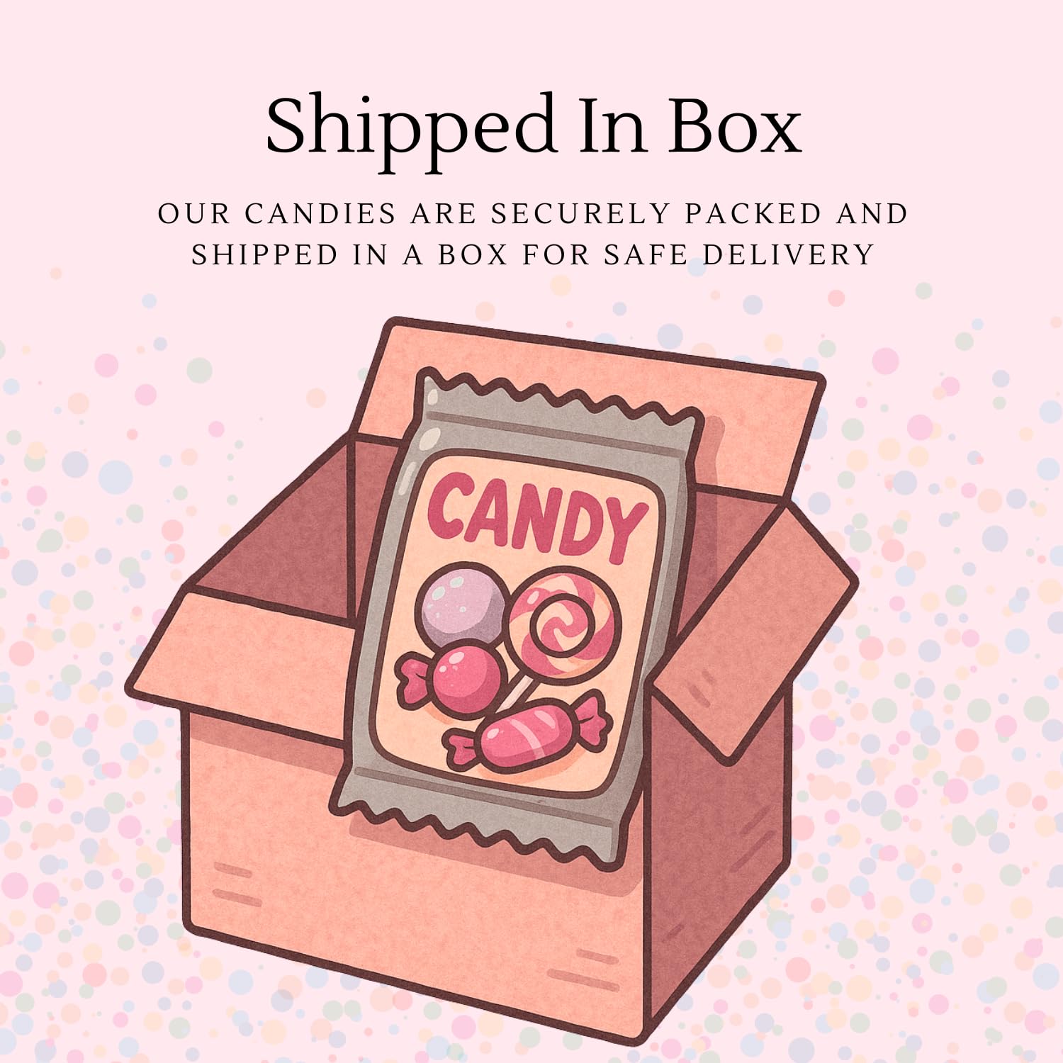 PinkeySmile cotton candy taffy gift-ready box makes a thoughtful snack