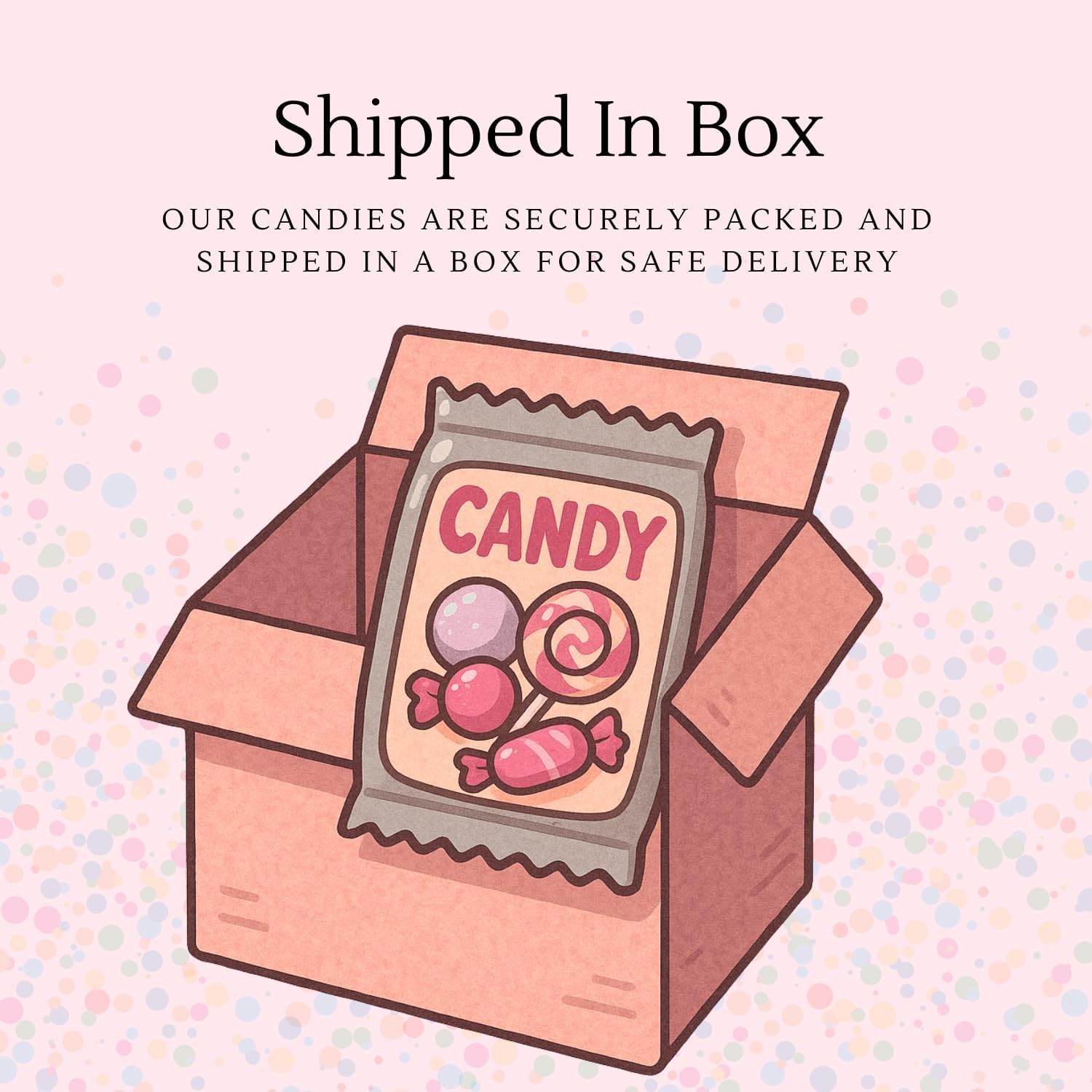 Pinkey Smile wax bottle candy seen in its resealable package