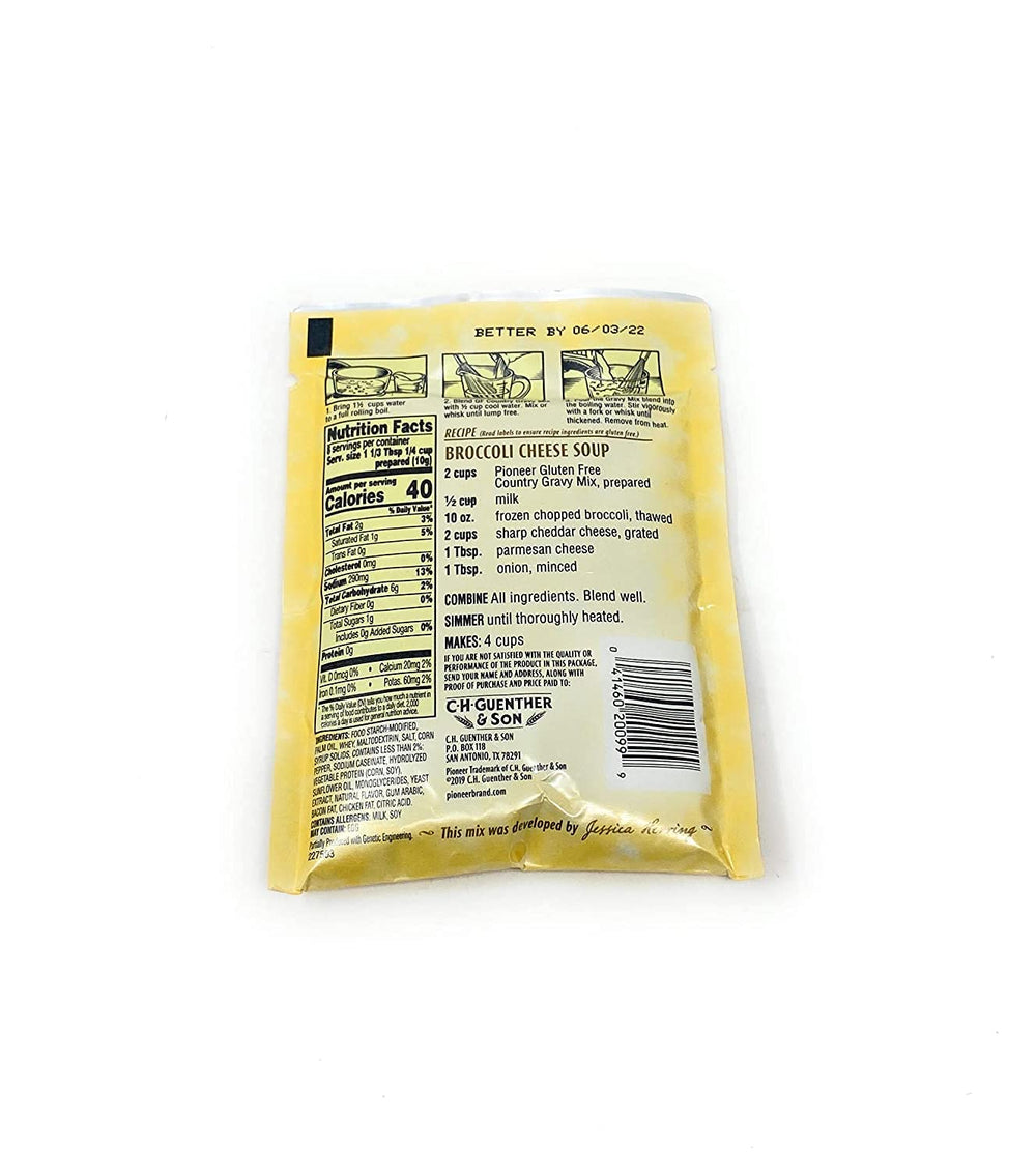 Pioneer Brand Gravy Mix Packets displayed for easy, gluten-free weeknight meals.