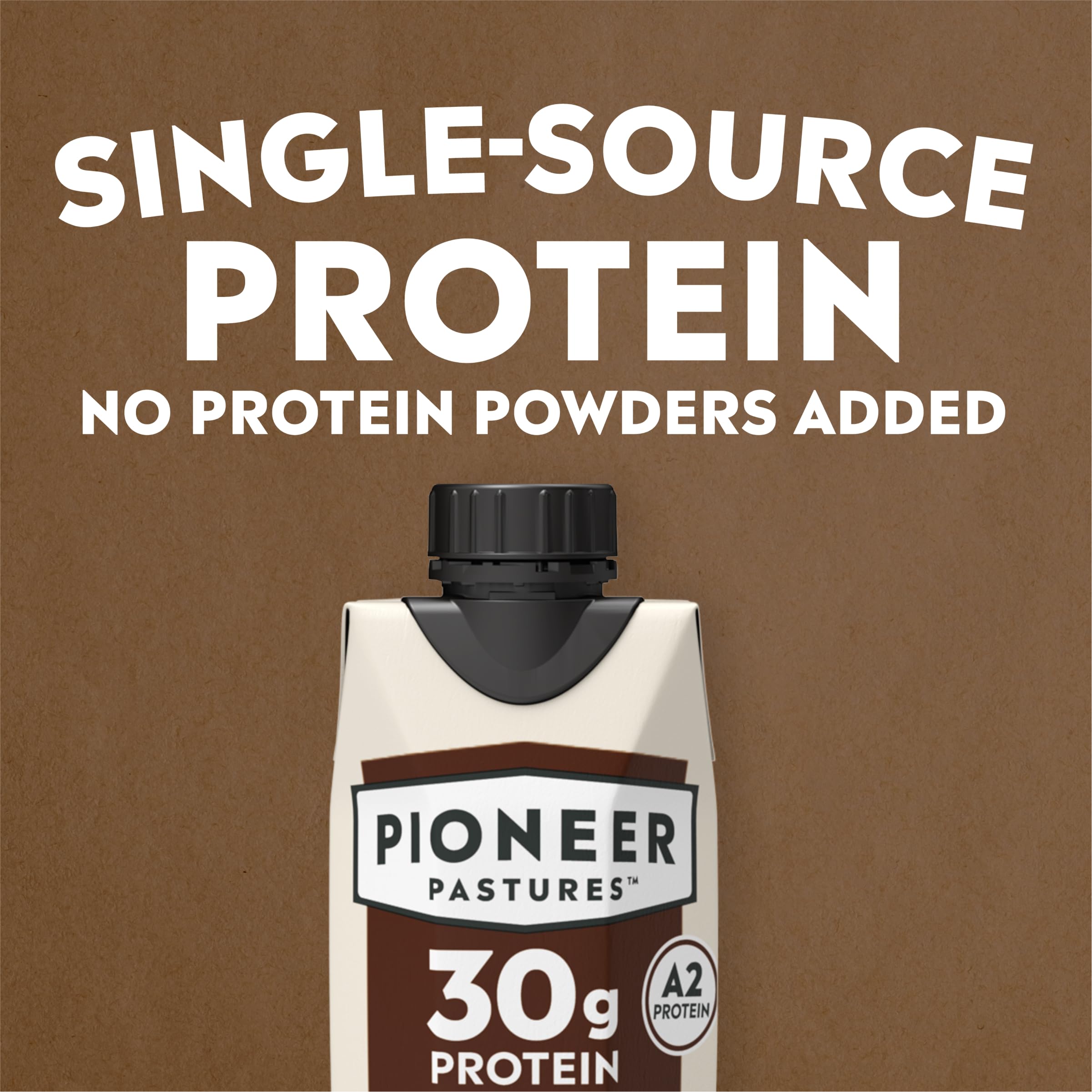 Pioneer Pastures A2 chocolate shake in gym bag for on-the-go protein