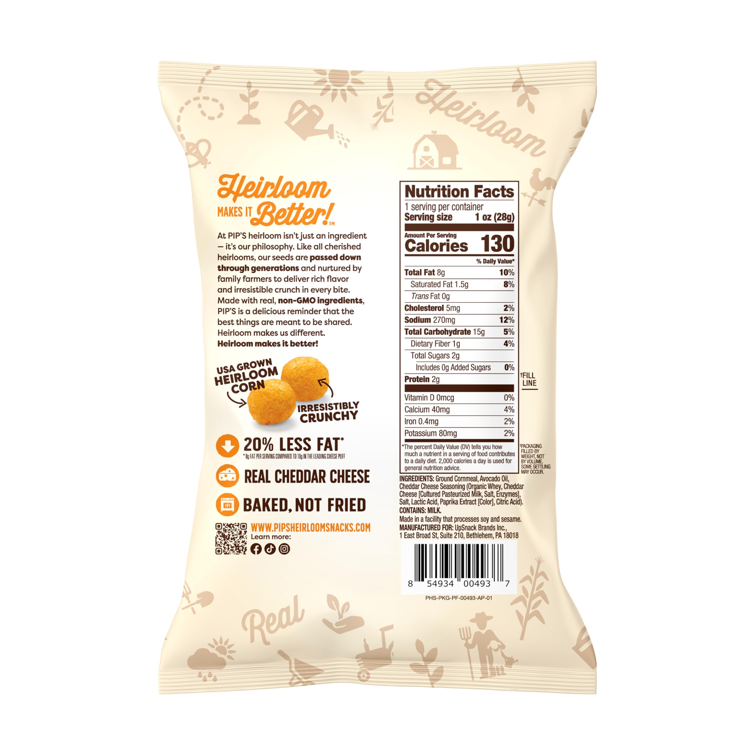 Pipcorn cheddar balls closeup crisp bite highlights addictive texture for quick appetite-friendly snack.