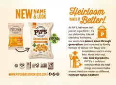 Pipcorn cheddar balls individually wrapped emphasizes convenience and portion control.