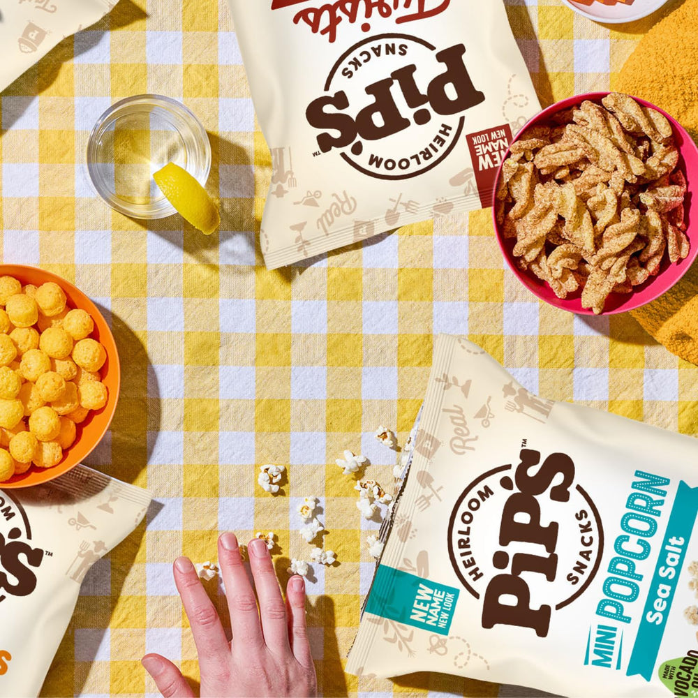 Pipcorn on-the-go snack in a lunchbox setting.