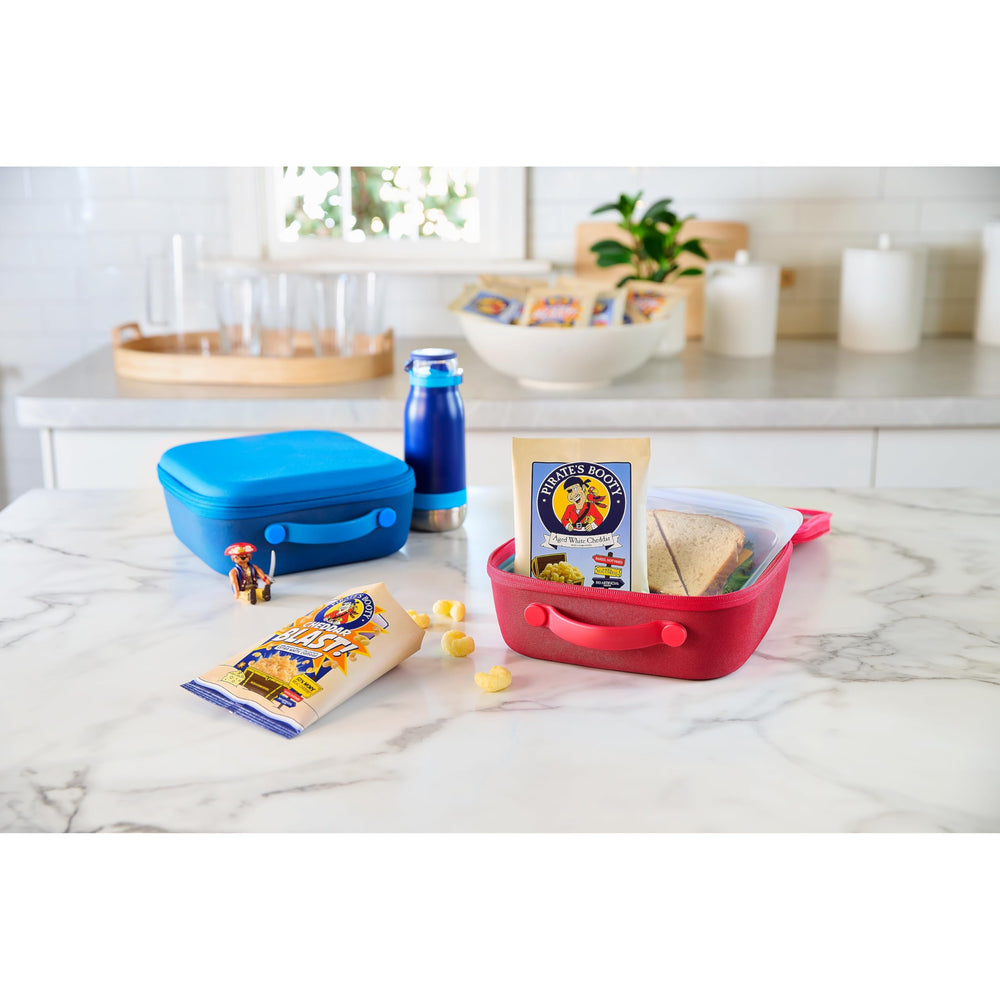 0.5oz and 0.75oz bags ideal for classroom and travel snacks.
