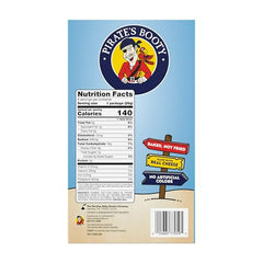 Close-up of Pirate's Booty aged white cheddar puffs with real cheese flavor