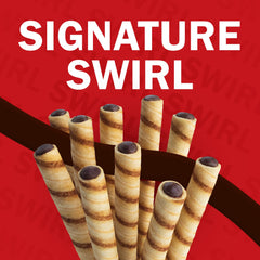 Pirouline signature swirl design on each wafer.