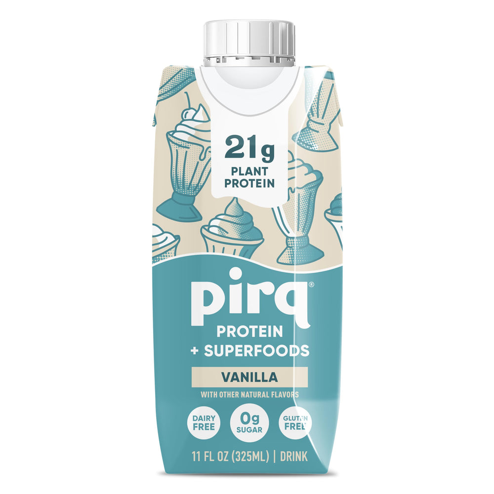 Pirq 25-superfoods ingredients closeup showcases vibrant fruits and vegetables.