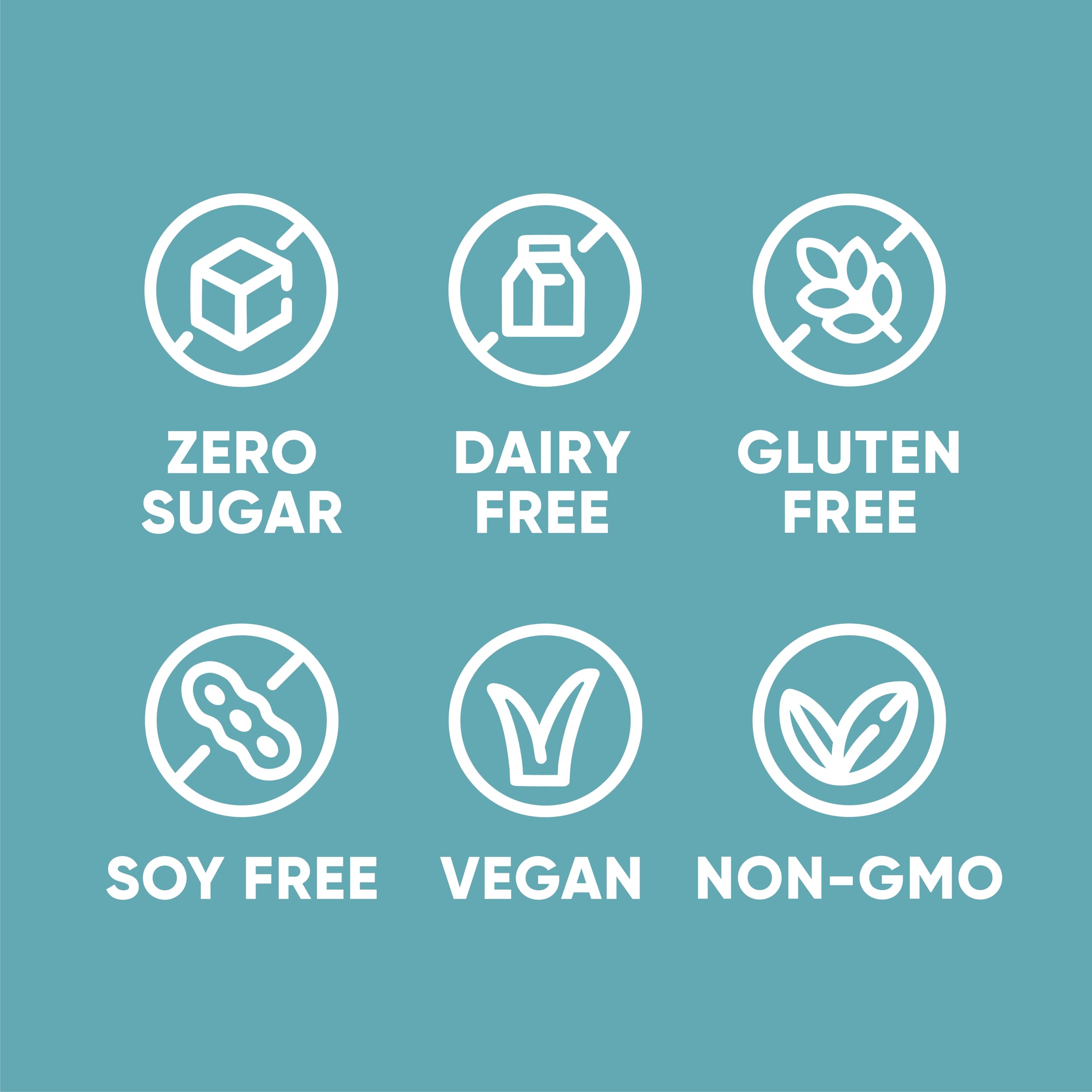 Pirq gluten-free dairy-free label emphasizes allergen-friendly, Keto and vegan options.