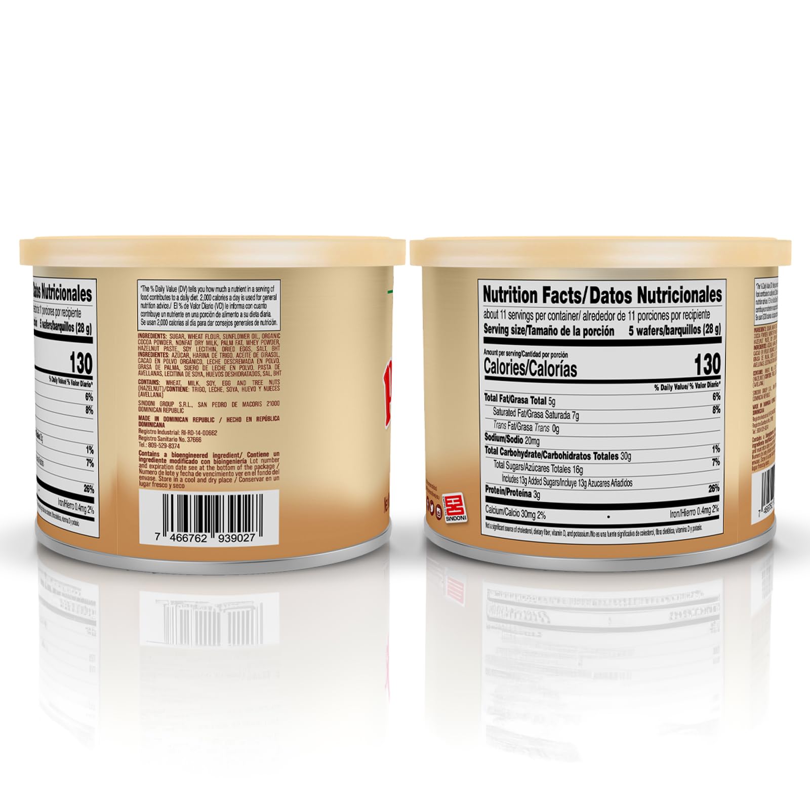 Pirucream chocolate hazelnut cream texture with deep cocoa taste.