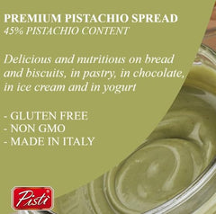 Pistì Pistachio Spread on toast demonstrates a luxurious breakfast option.