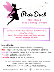 Pixie Dust deep pink color powder for festive treats