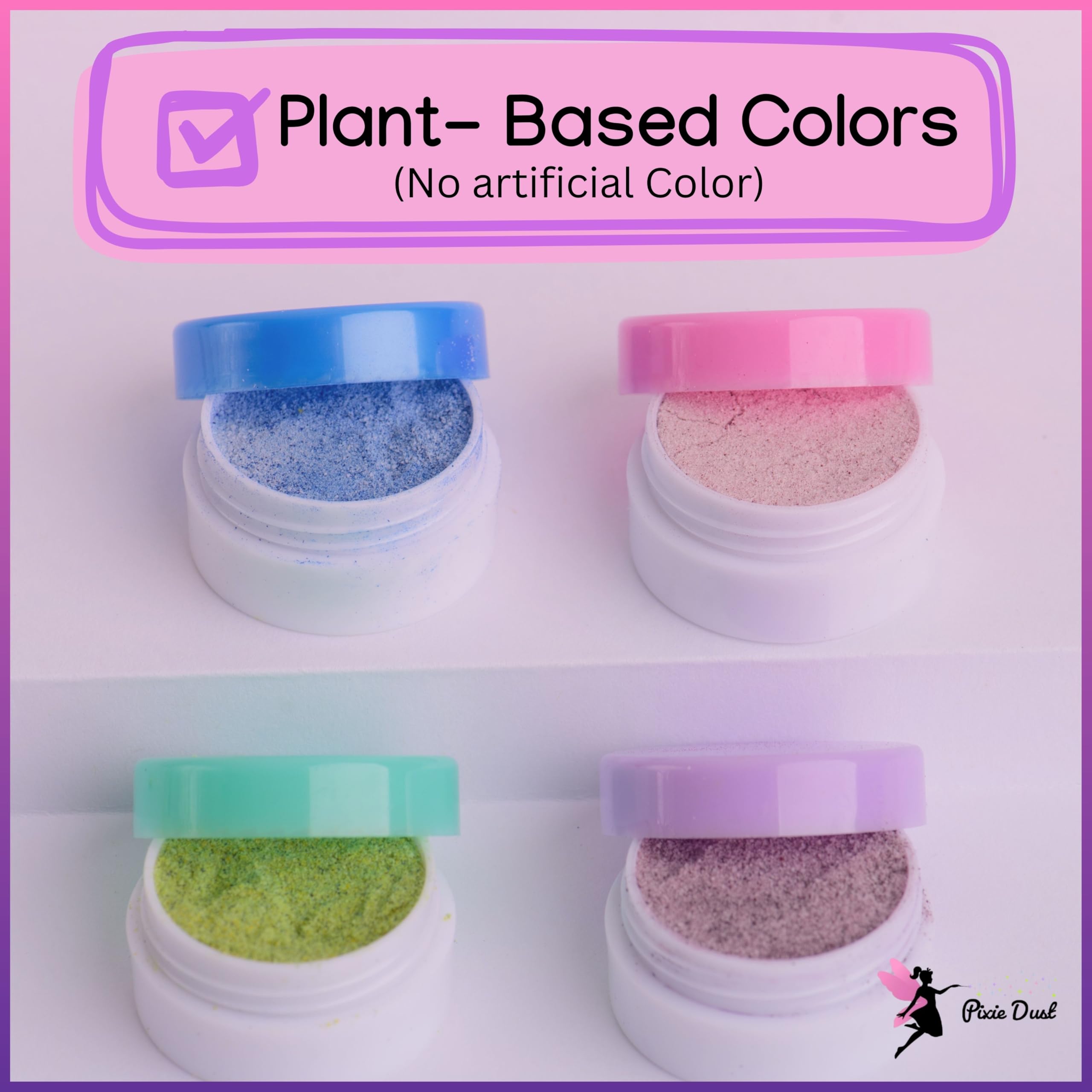 Pixie Dust natural ingredients color powders