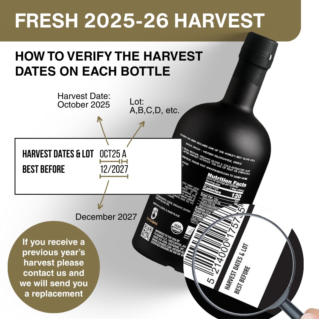 P.J. KABOS olive oil pour glass emphasizes easy finishing and direct drizzle for salads.