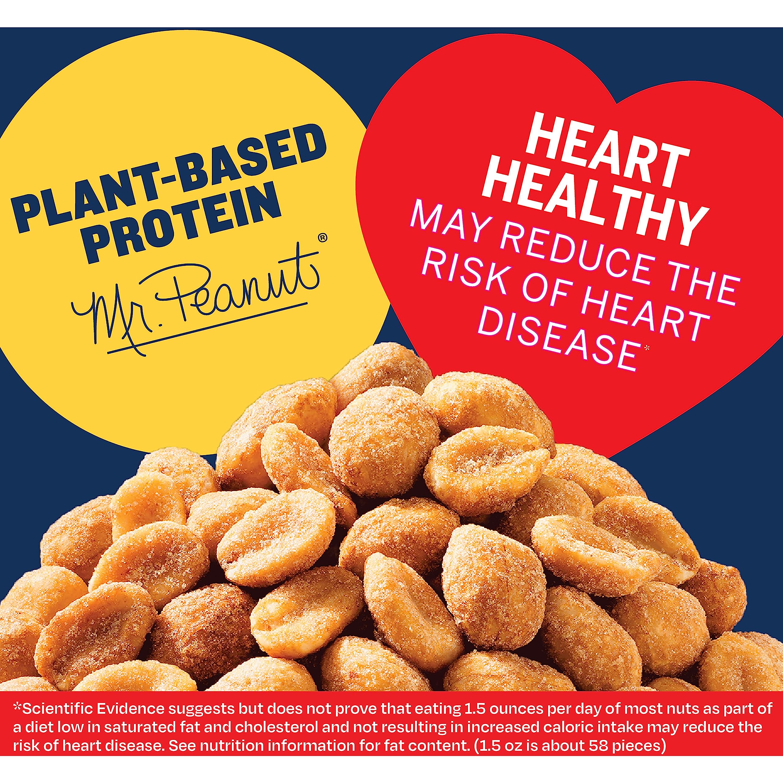 PLANTERS Nuts detail, honey glaze and salt for balanced flavor.