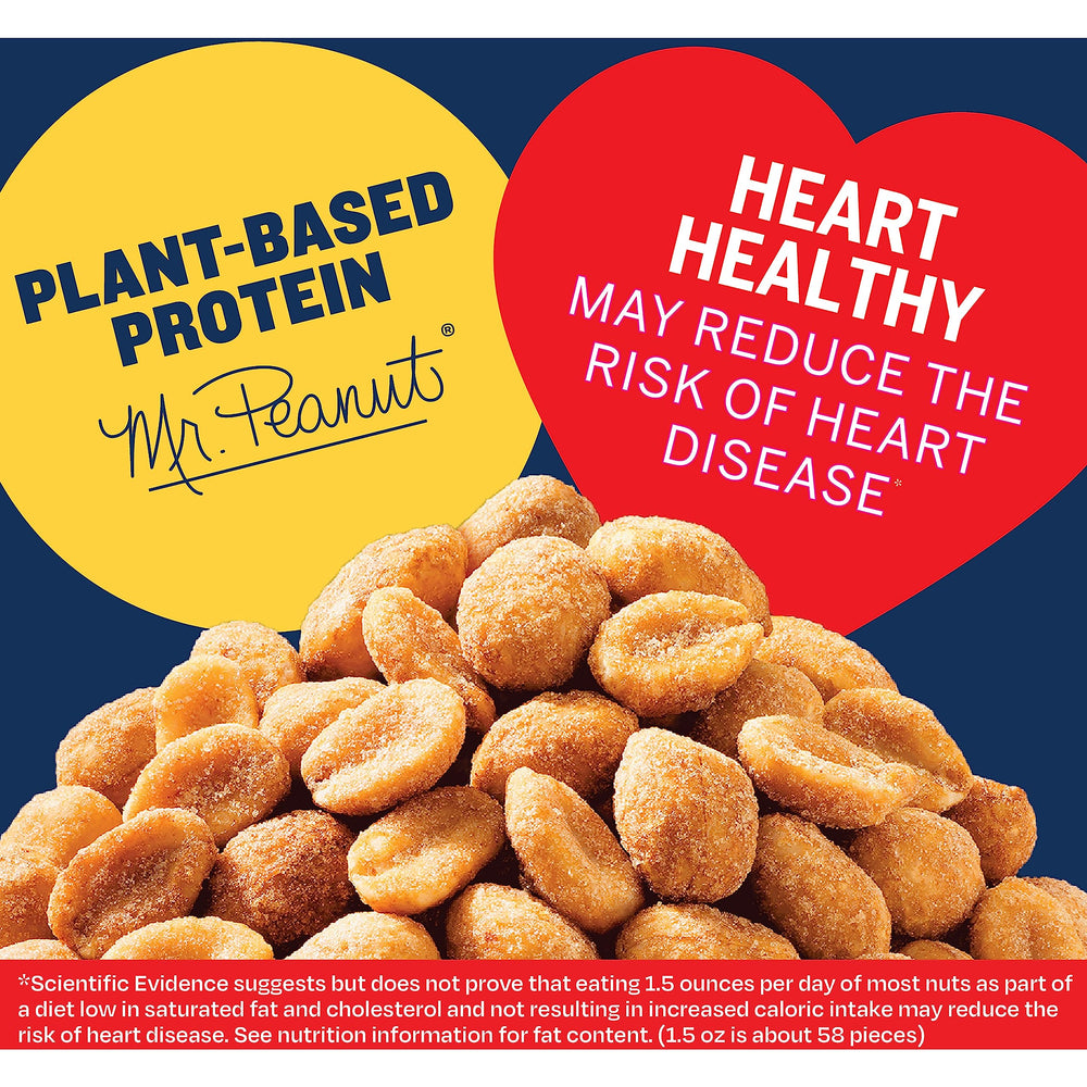 PLANTERS Nuts detail, honey glaze and salt for balanced flavor.