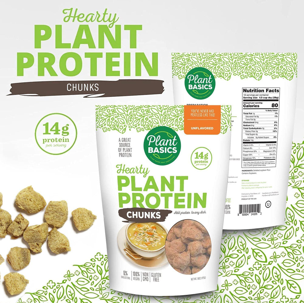 Plant Basics Protein Texture Close-Up showcases a meat-like bite and satisfying chew.