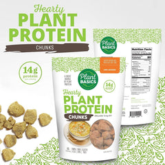 Plant Basics Protein Texture Close-Up showcases a meat-like bite and satisfying chew.