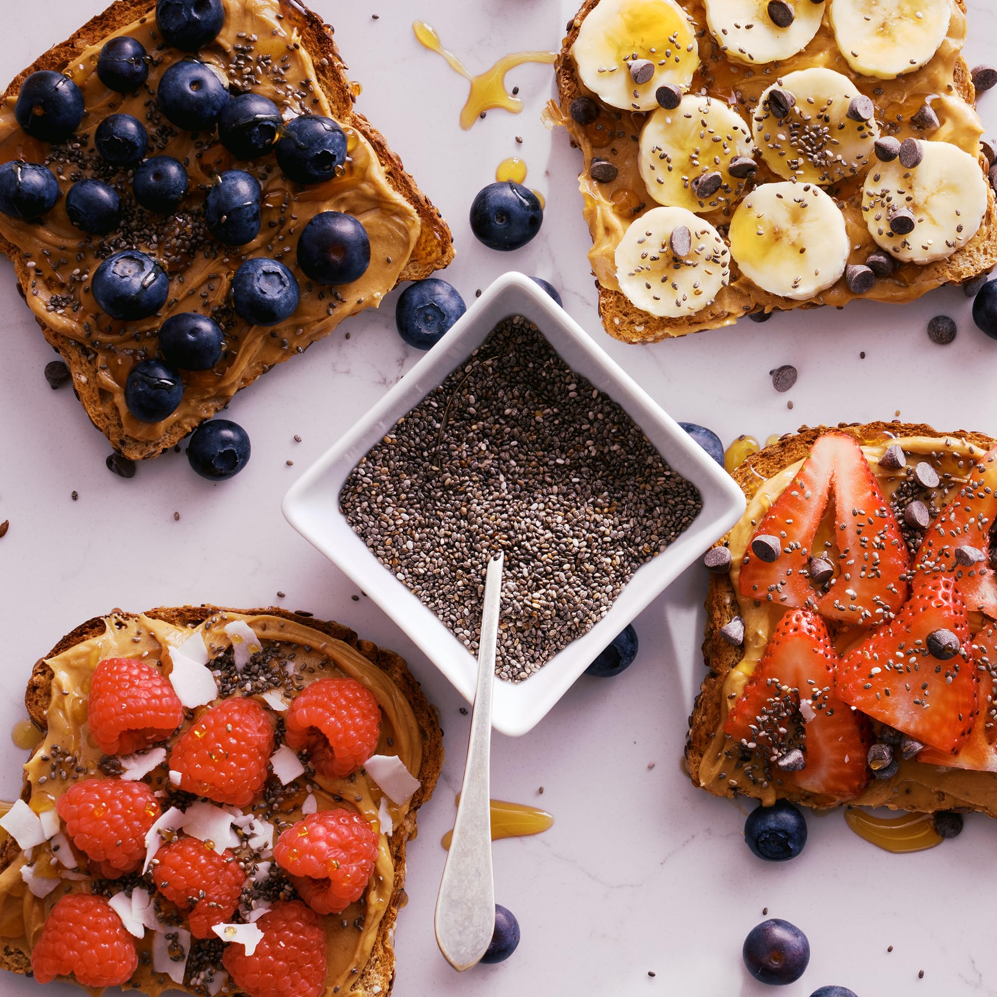 Chia pudding scene showcasing creamy texture from Plant Junkie seeds