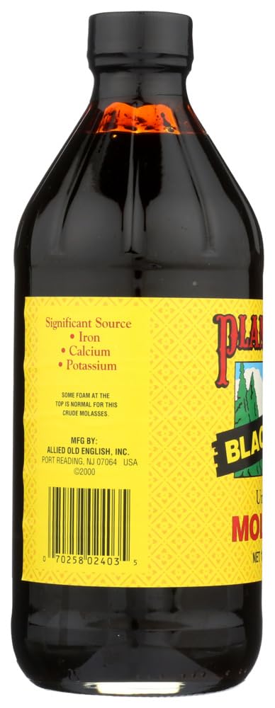 Plantation Molasses Blackstrap 15 oz bottle pour adds depth to pastries.