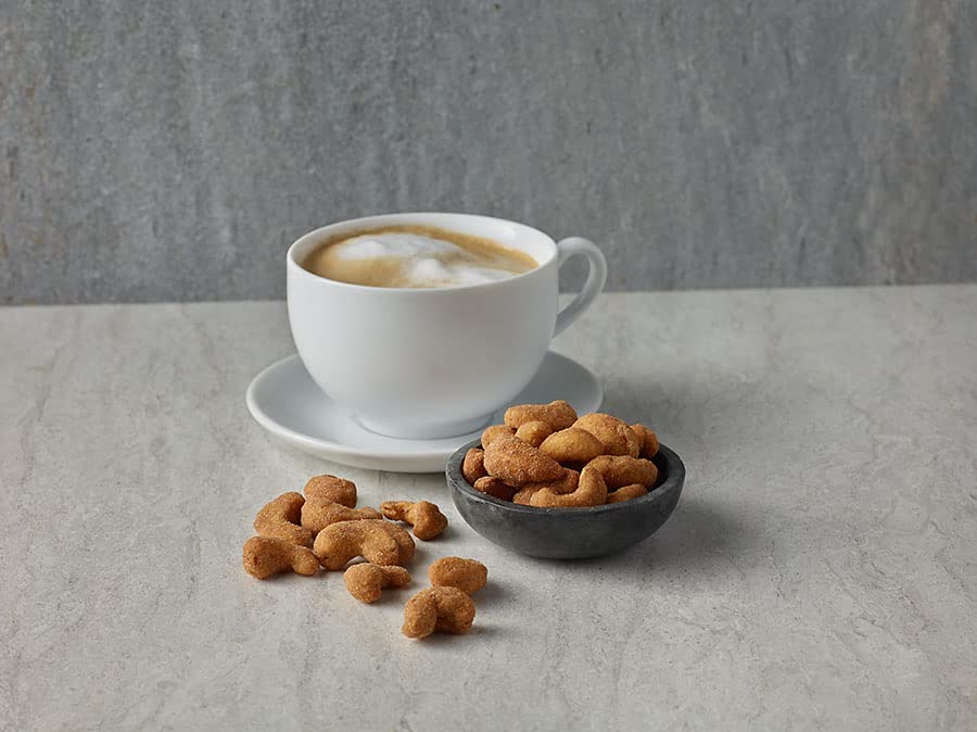 PLANTERS cashews cinnamon and brown sugar candied coating adds texture to snack mixes