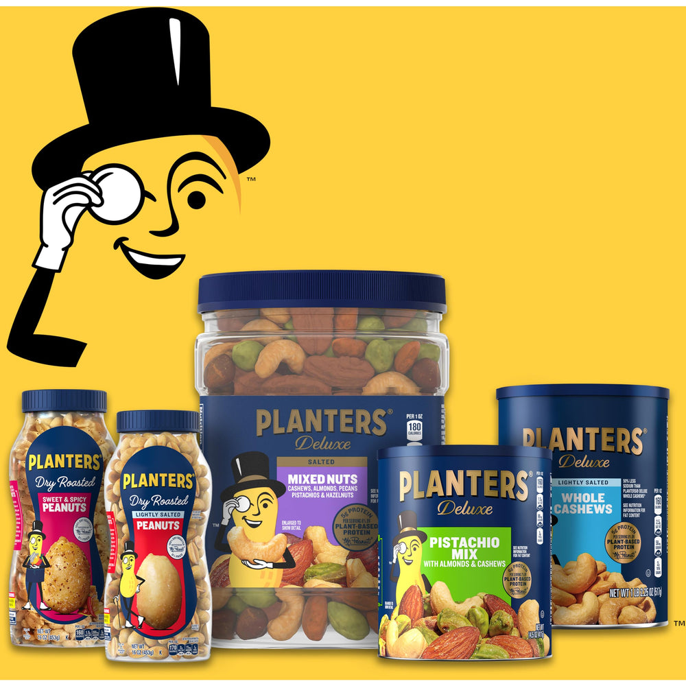 Sealed freshness on Planters Dill Pickle cashews packaging maintaining crunch