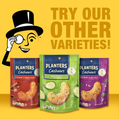 PLANTERS Cashews Rosemary & Sea Salt on-the-go serving, ready-to-enjoy snack anytime