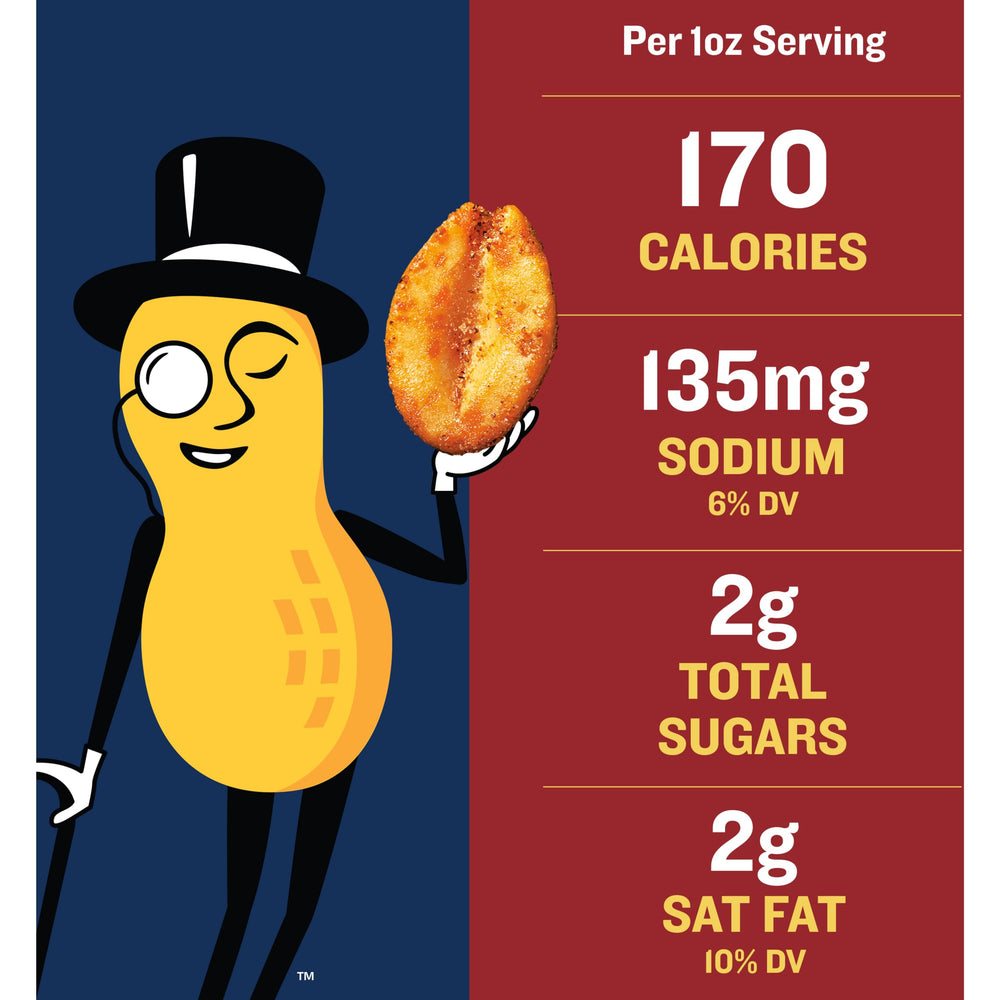 Planters Chipotle Peanuts game night presentation ready to pass at the table.