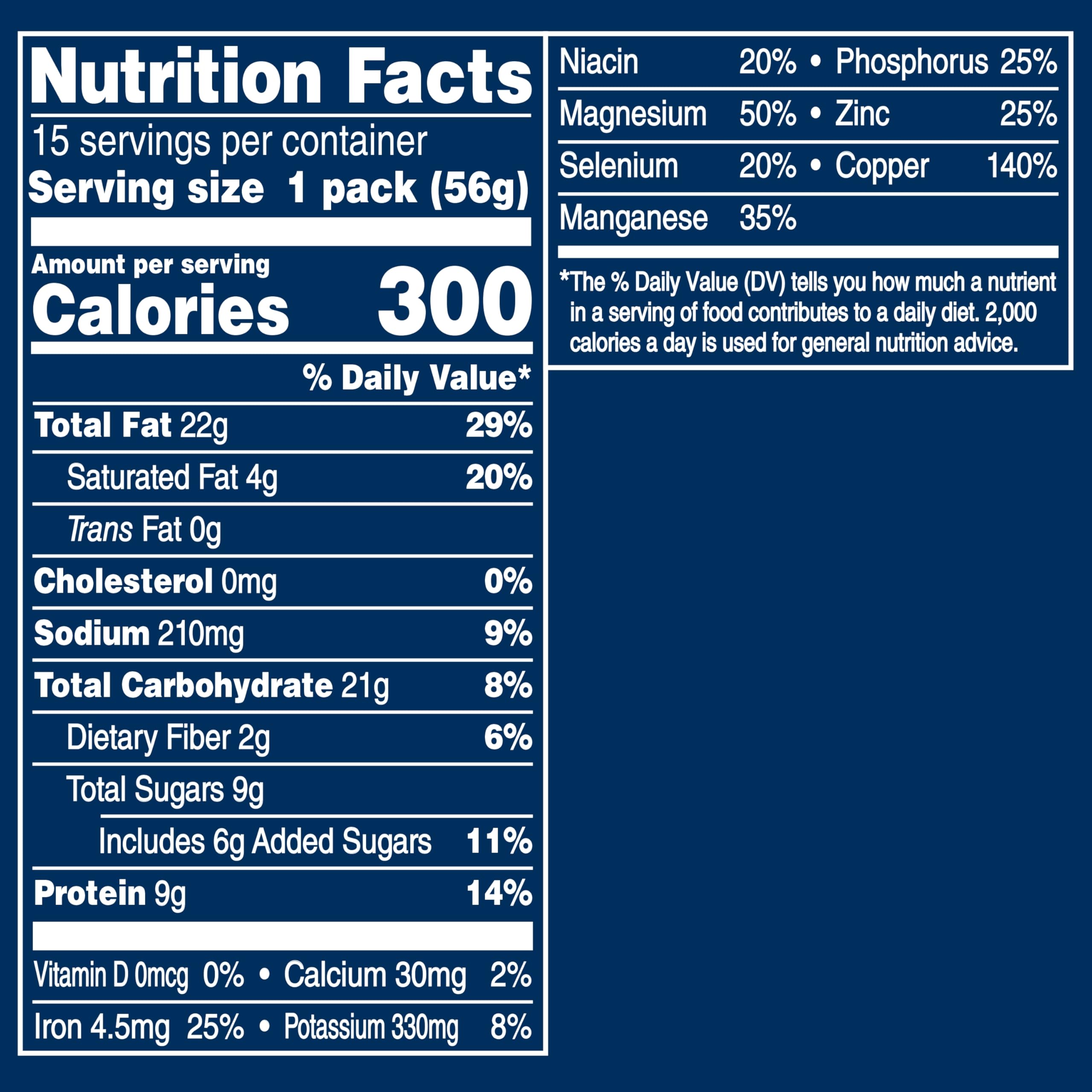 PLANTERS Deluxe Honey Roasted Cashews bags-closeup emphasizes crisp texture