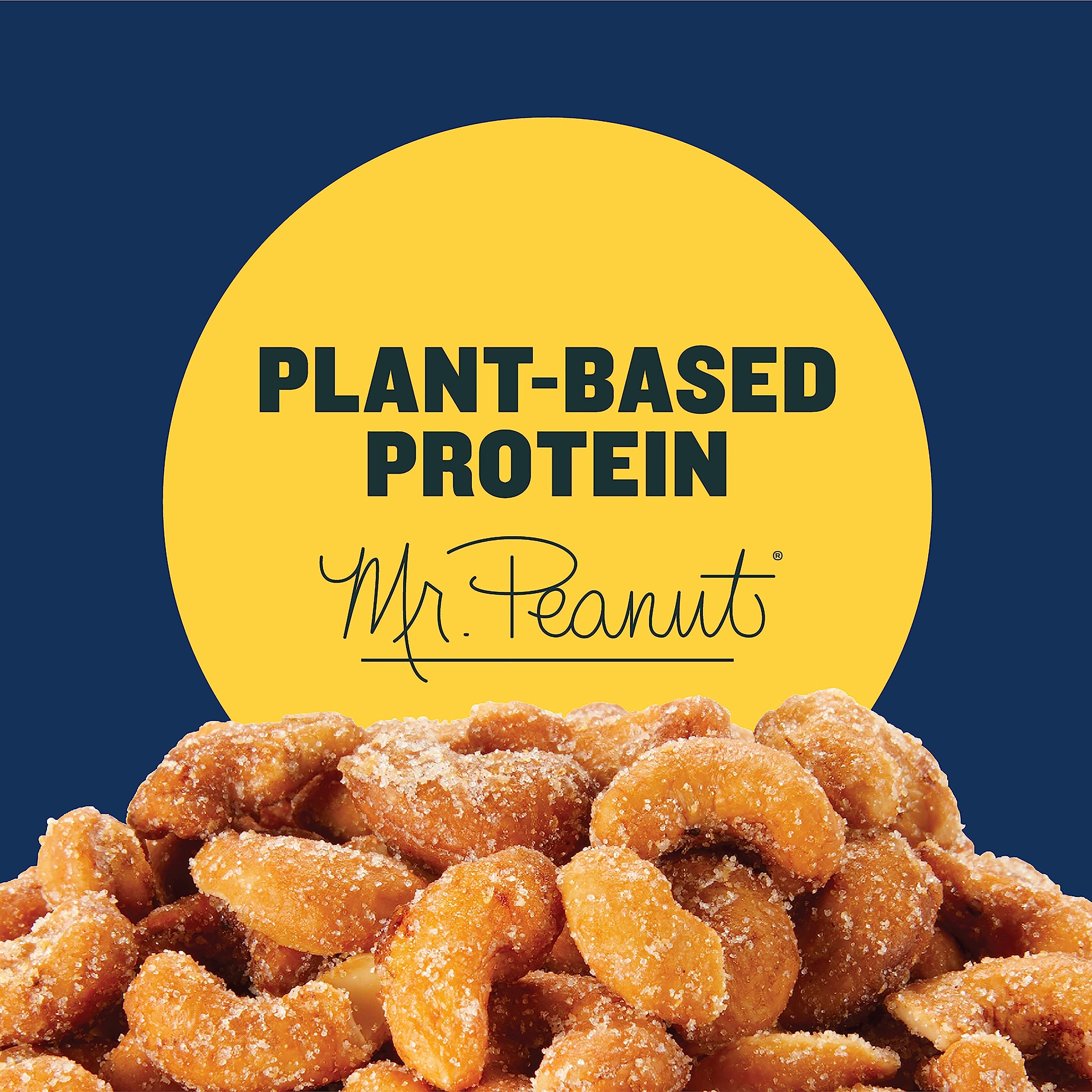 Honey glaze on Planters cashews captures rich aroma and texture.