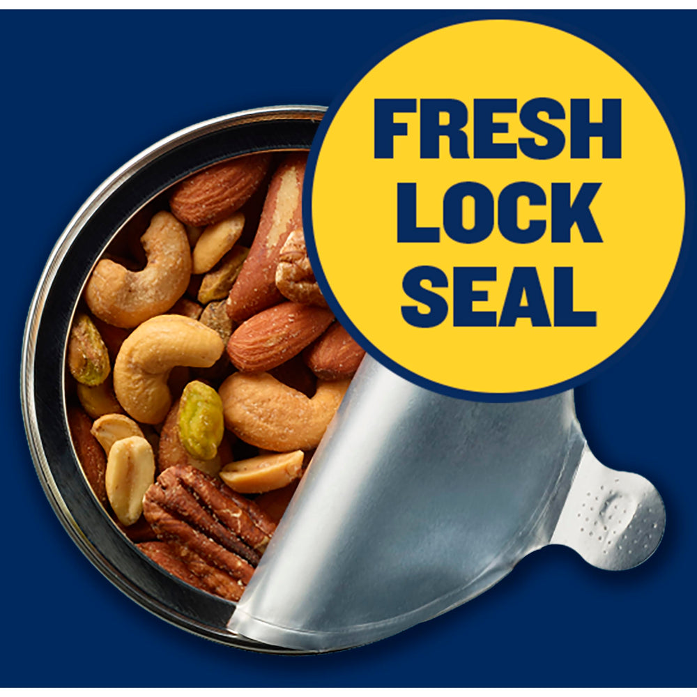 PLANTERS Deluxe Mixed Nuts Brazil nuts adding wholesome crunch to your snack.