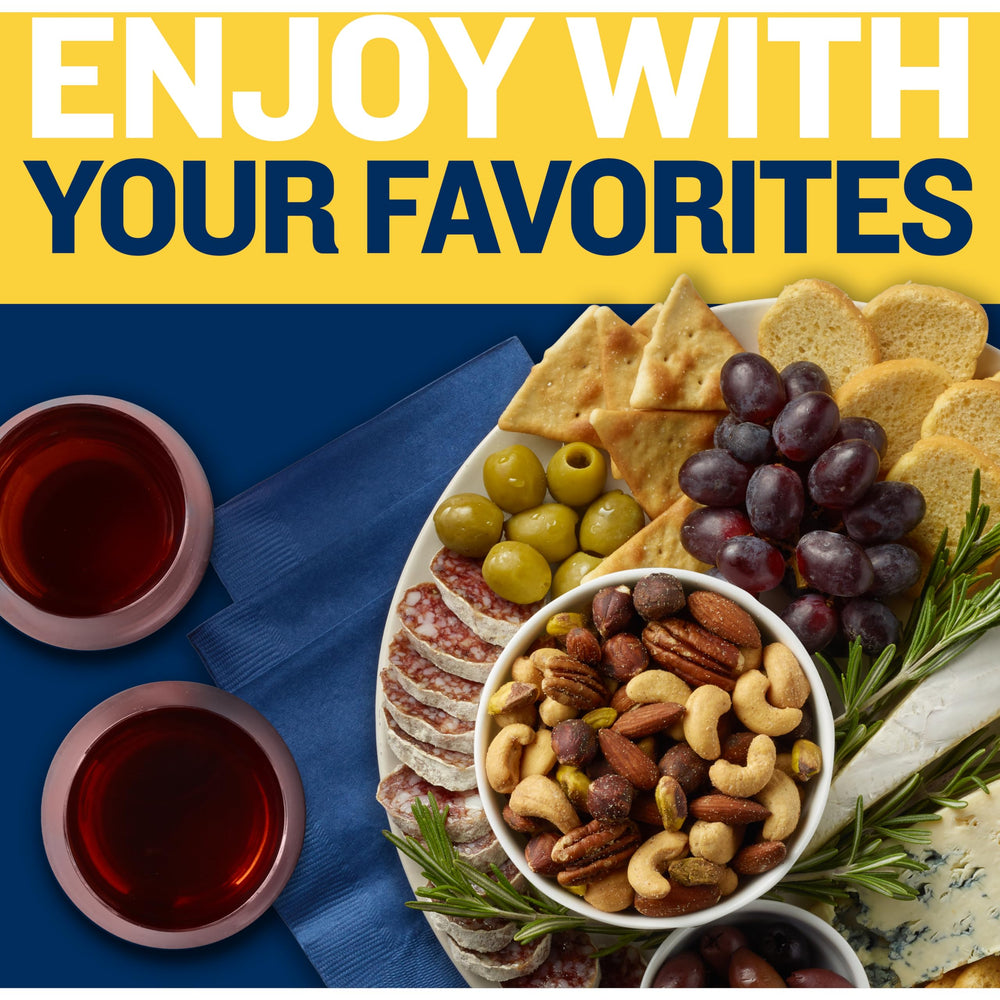 PLANTERS deluxe mixed nuts displayed for pantry or gift-ready setup.