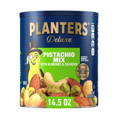 PLANTERS Deluxe Pistachio Mix with pistachios for a crunchy, satisfying snack
