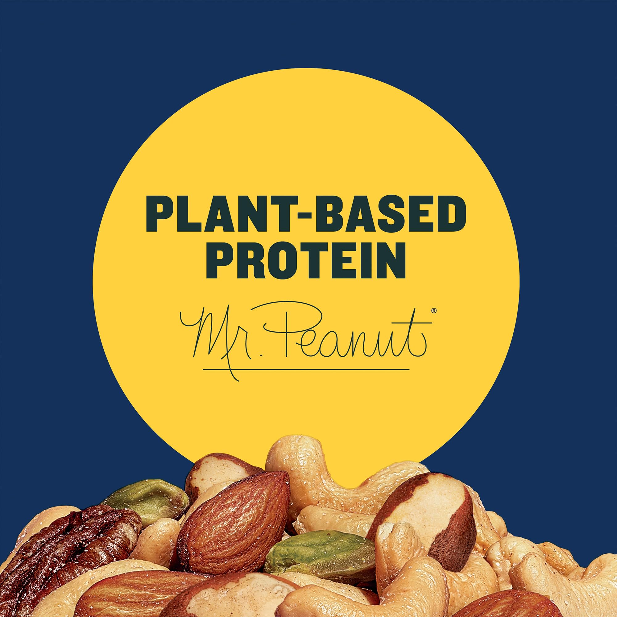 PLANTERS Deluxe Pistachio Mix sea-salt seasoning enhances flavor