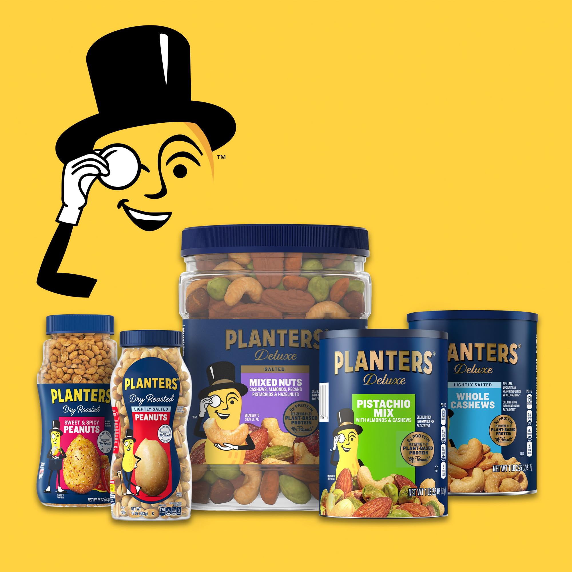 PLANTERS Deluxe Pistachio Mix perfect for parties or travel snacks