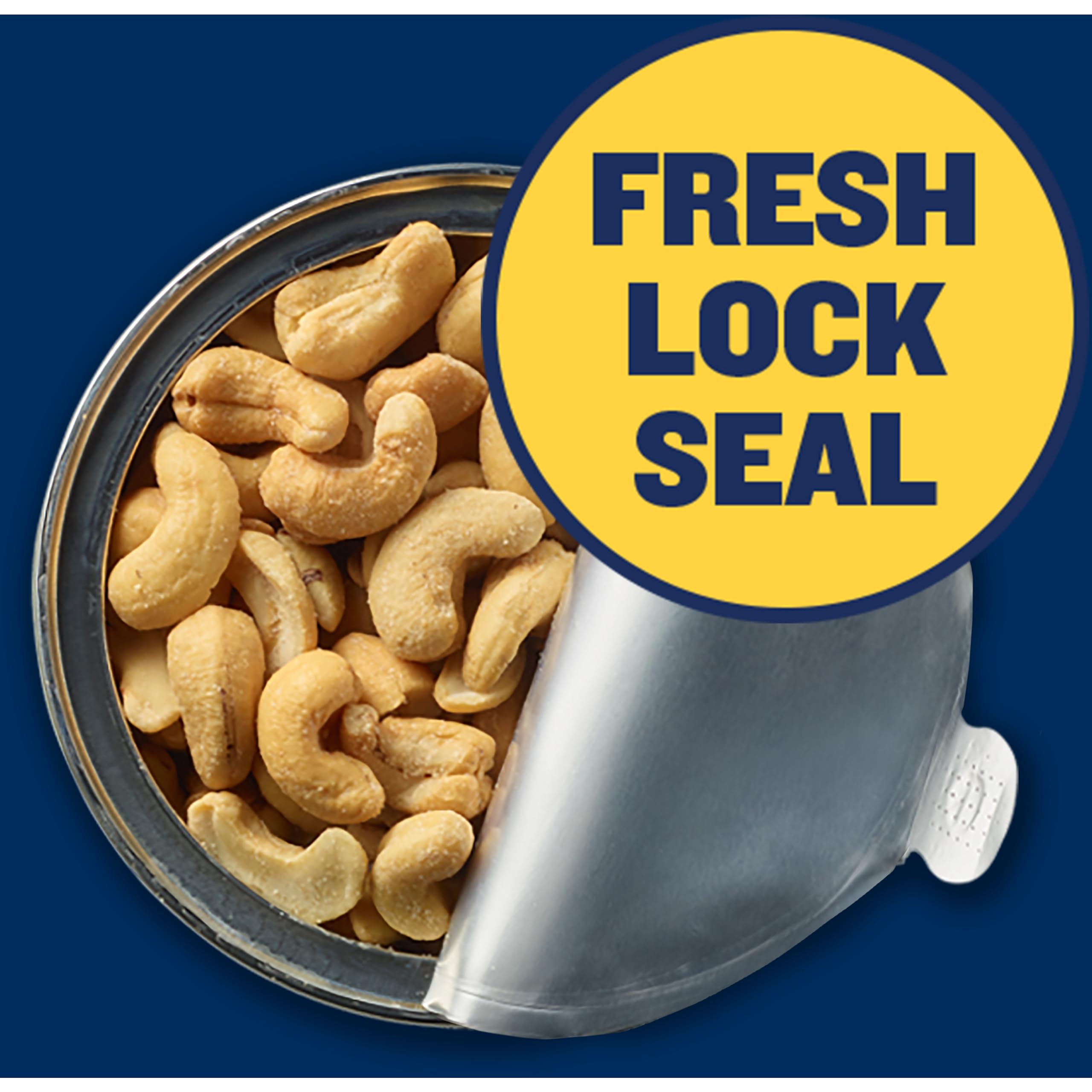 Planters cashews served in a bowl ideal for gatherings and sharing