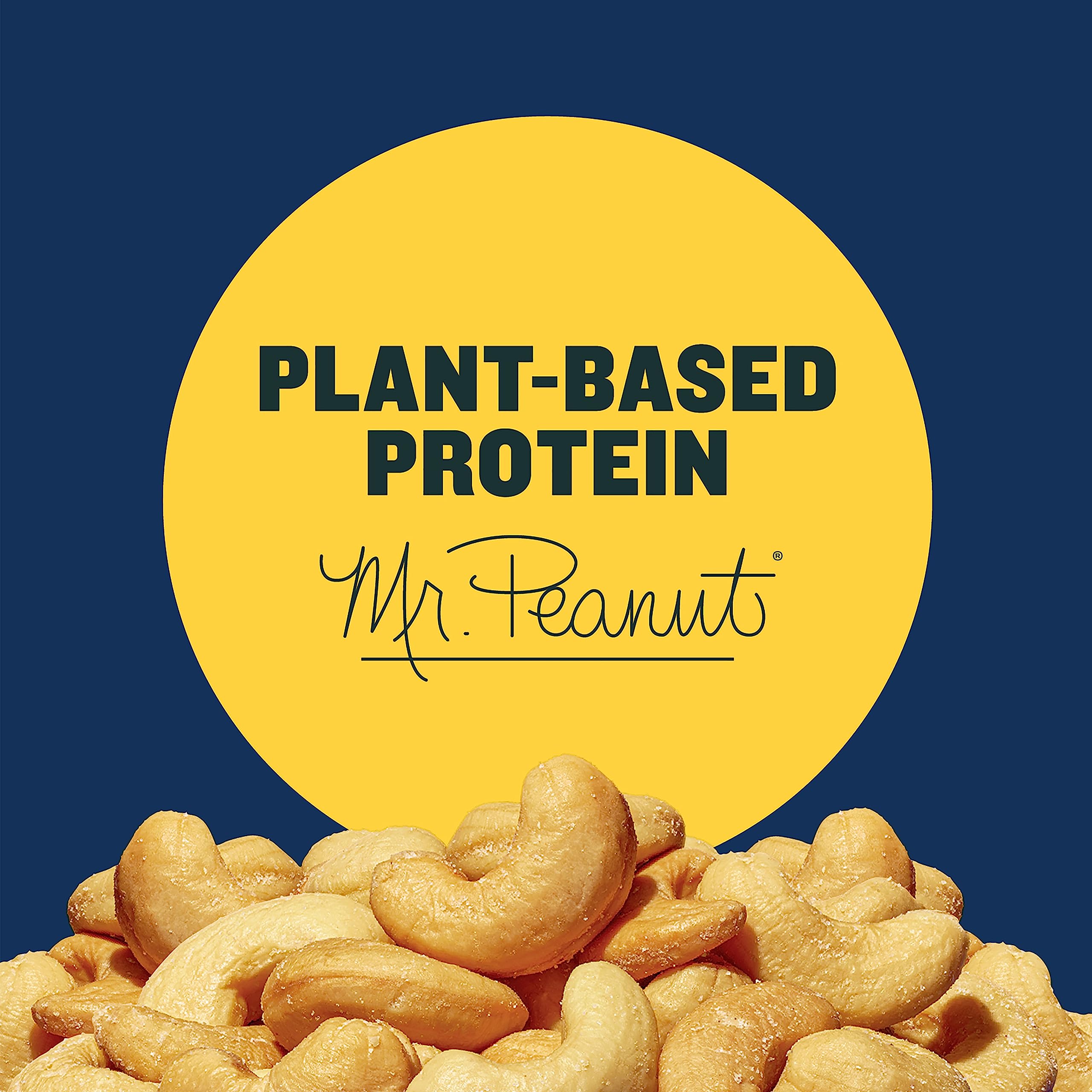 Roasted in peanut oil with rich aroma on Planters cashews