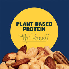 Planters Honey Roasted Mixed Nuts offer 5 g protein per serving.