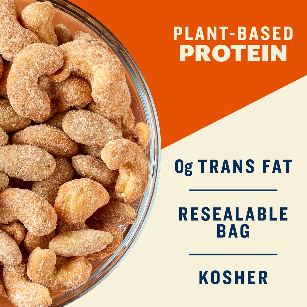 Planters Nut Duos snack pack shows two flavor pairs together.