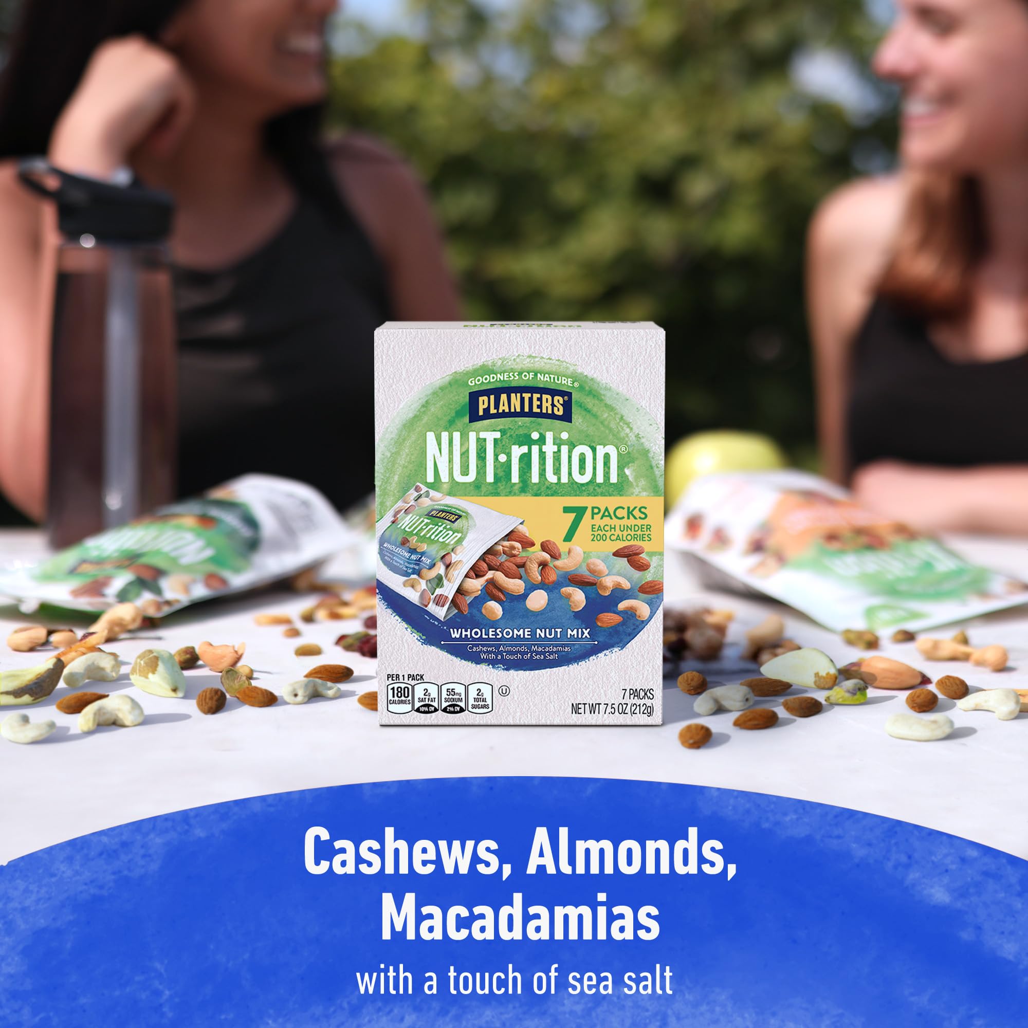 PLANTERS Nut-RITION Nut Mix pouch 2, grab-and-go travel snack in your bag.